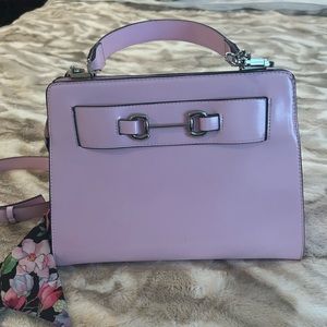 Steve Madden pastel purple snaffle purse